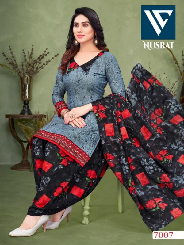 Vandana Nusrat 7 Cotton Ready Made Printed Dress Collection
